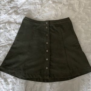 Abercrombie & Fitch Botton Up Skirt